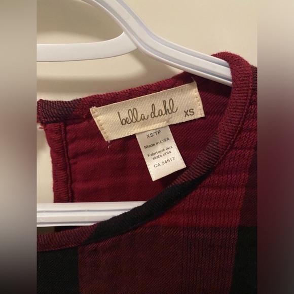 Bella Dahl Plaid Long Sleeve Shirt Size XS - Picture 3 of 3